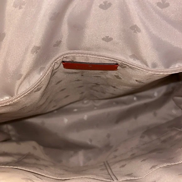 Kate Spade beautiful orange handbag/ tote! Excellent condition. - Picture 4 of 7